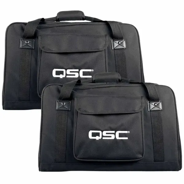 Чехол для музыкального оборудования QSC CP12TOTE-2PACK Black (пара)