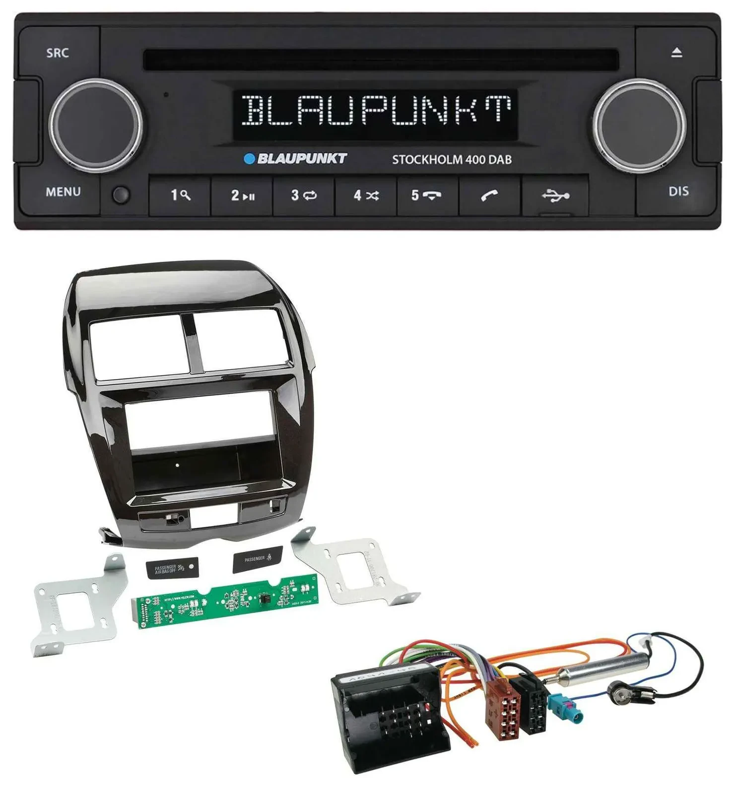 Blaupunkt MP3 Bluetooth DAB CD USB Autoradio für Citroen C4 Aircross Mitsubishi