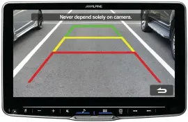 Alpine iLX-F509 Receiver w/ 50% Off Belva BLPCAM2 Backup Cam