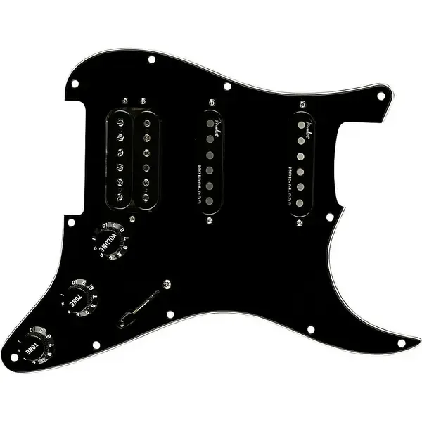 Комплект звукоснимателей для электрогитары Fender Stratocaster HSS Shawbucker G4 Black White