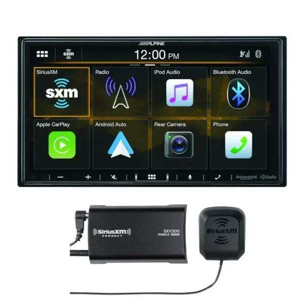 ALPINE i407-WRA-JL 6.95" Double-DIN Touchscreen Receiver w/ SiriusXM SXV300v1