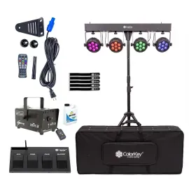 ColorKey CKU-3080 PartyBar Mobile 500 Light Bar with Fog Machine