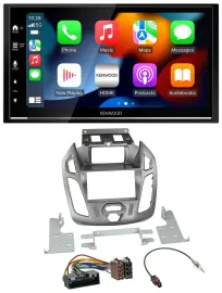 Kenwood DAB USB Bluetooth 2DIN MP3 Autoradio für Ford Transit 12-18 Display Conn