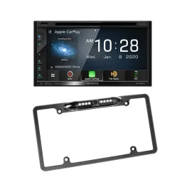 Kenwood DNX697S 6.75" CD/DVD Touchscreen Receiver + License Plate Camera