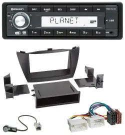 Continental MP3 AUX USB DAB 1DIN Autoradio für Hyundai ix35 (LM, 2010-2013)
