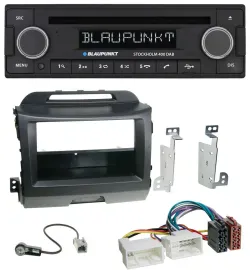 Blaupunkt MP3 Bluetooth DAB CD USB Autoradio für Kia Sportage 3 SL 10-15 schwarz