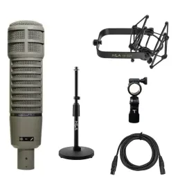 Electro-Voice RE20 Variable-D Dynamic Cardioid Microphone, + Telescoping Tableto