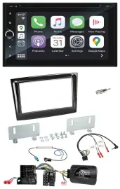 Blaupunkt USB DAB Bluetooth 2DIN TMC Lenkrad Navigation für Fiat Doblo ab 15 Min