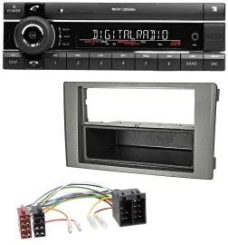 Kienzle Bluetooth MP3 USB DAB Autoradio für Iveco Daily (06-14) dunkelgrau