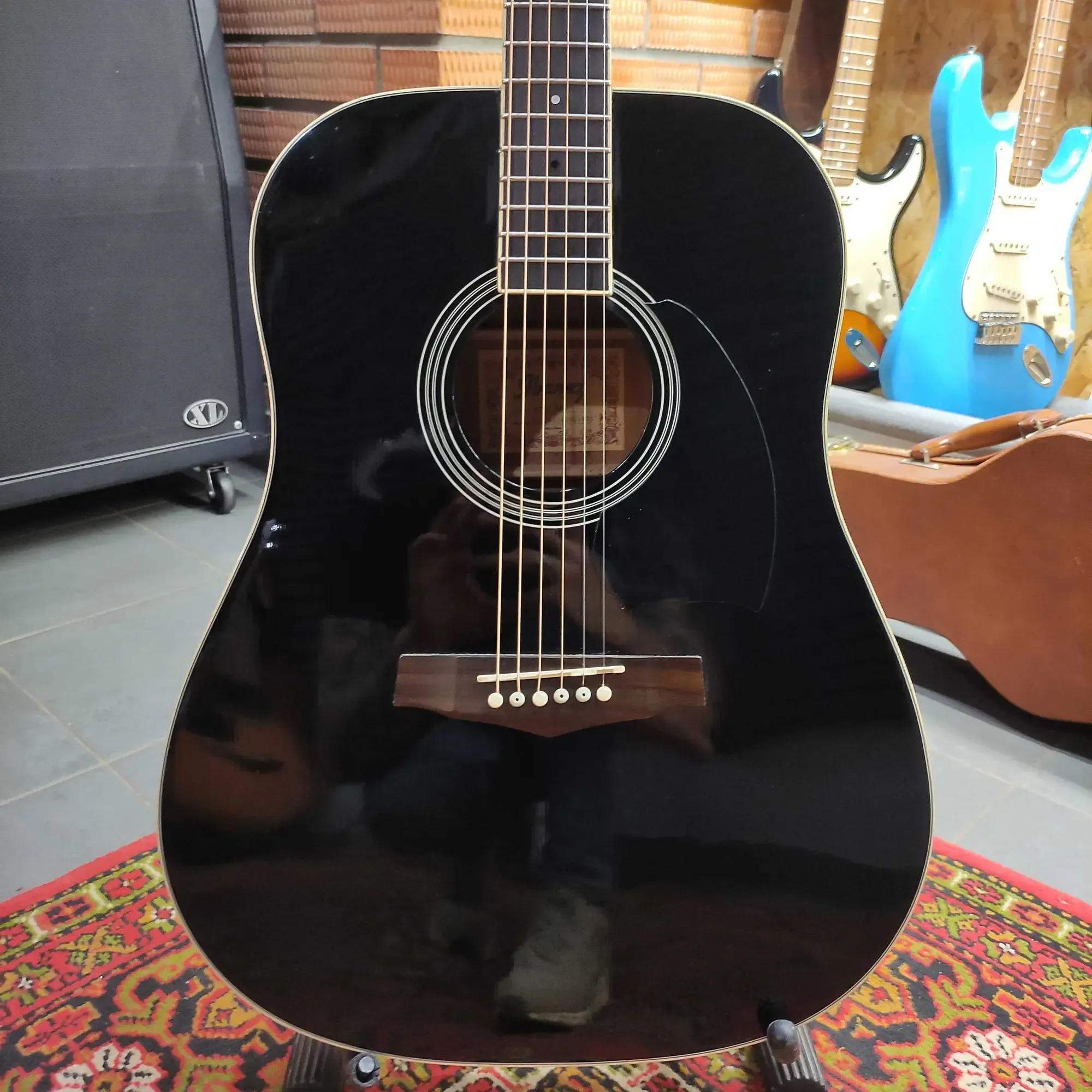 Акустическая гитара Ibanez PF15 BK  China 2010 w\gigbag