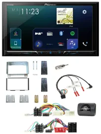 Pioneer Lenkrad Bluetooth USB 2DIN DAB Autoradio für KIA Carnival II VQ 2006-201