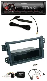 Pioneer MP3 DAB 1DIN Lenkrad USB Autoradio für Opel Agila B Suzuki Splash 2008-2