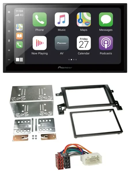 Pioneer MP3 Bluetooth DAB 2DIN USB Autoradio für Suzuki Grand Vitara ab 2005