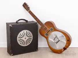 1933 Dobro All-Electric Vintage Roundneck Resonator & National / Dobro Amp