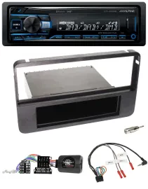 Alpine USB Bluetooth DAB Lenkrad Autoradio für Alfa 159 Brera Spider