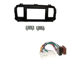 Radioeinbauset Doppel DIN Autoradio für Toyota Proace Verso ab 2016