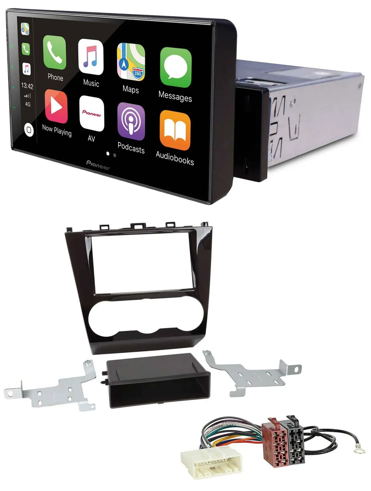 Автомагнитола для Subaru Forester SJ (facelift, с 2015) Pioneer Bluetooth, MP3, DAB, USB