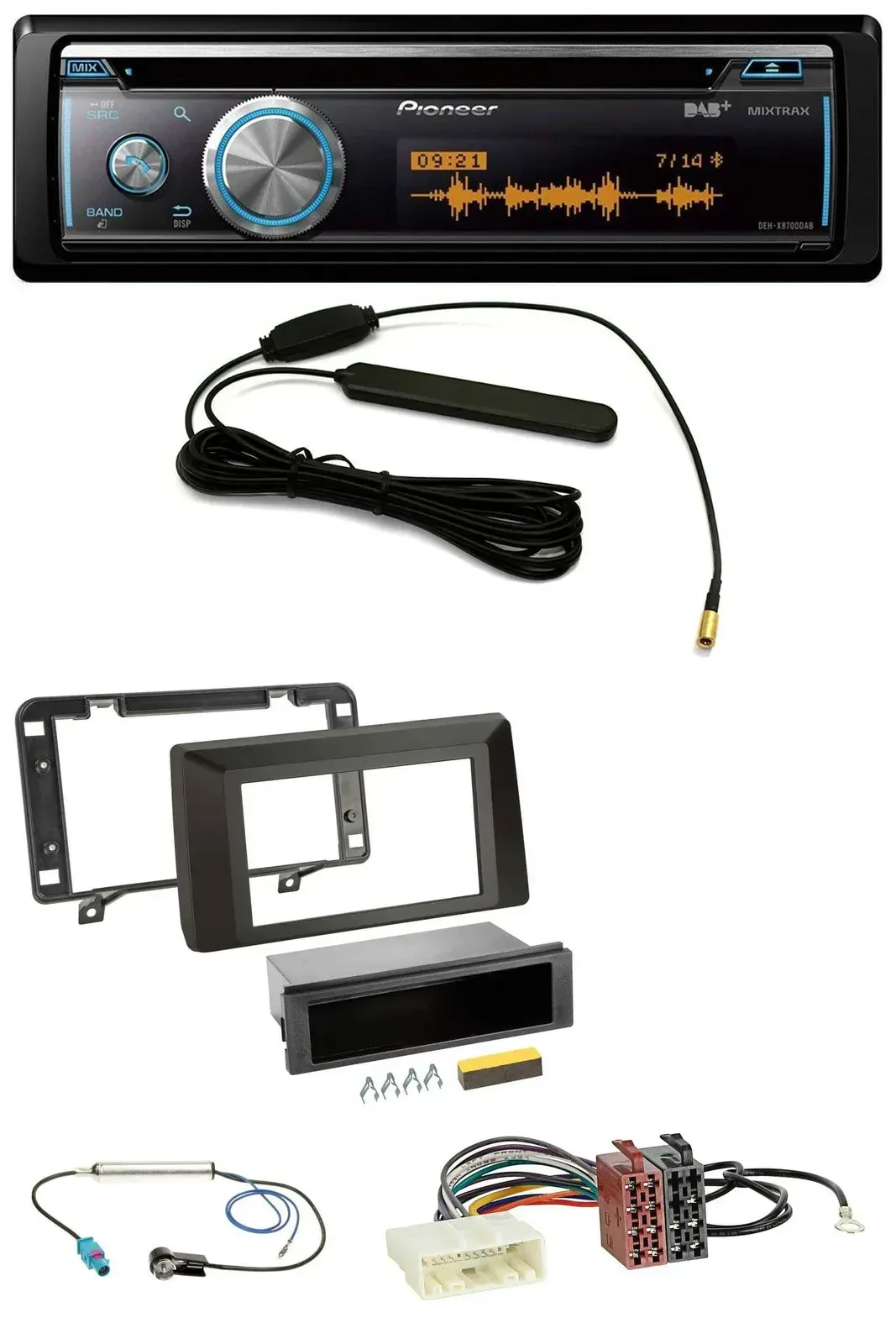 Pioneer CD USB Bluetooth DAB MP3 Autoradio für Dacia Duster (ab 2021)