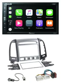 Pioneer DVD 2DIN MP3 DAB Bluetooth USB Autoradio für Hyundai Santa Fe 4 Schalter