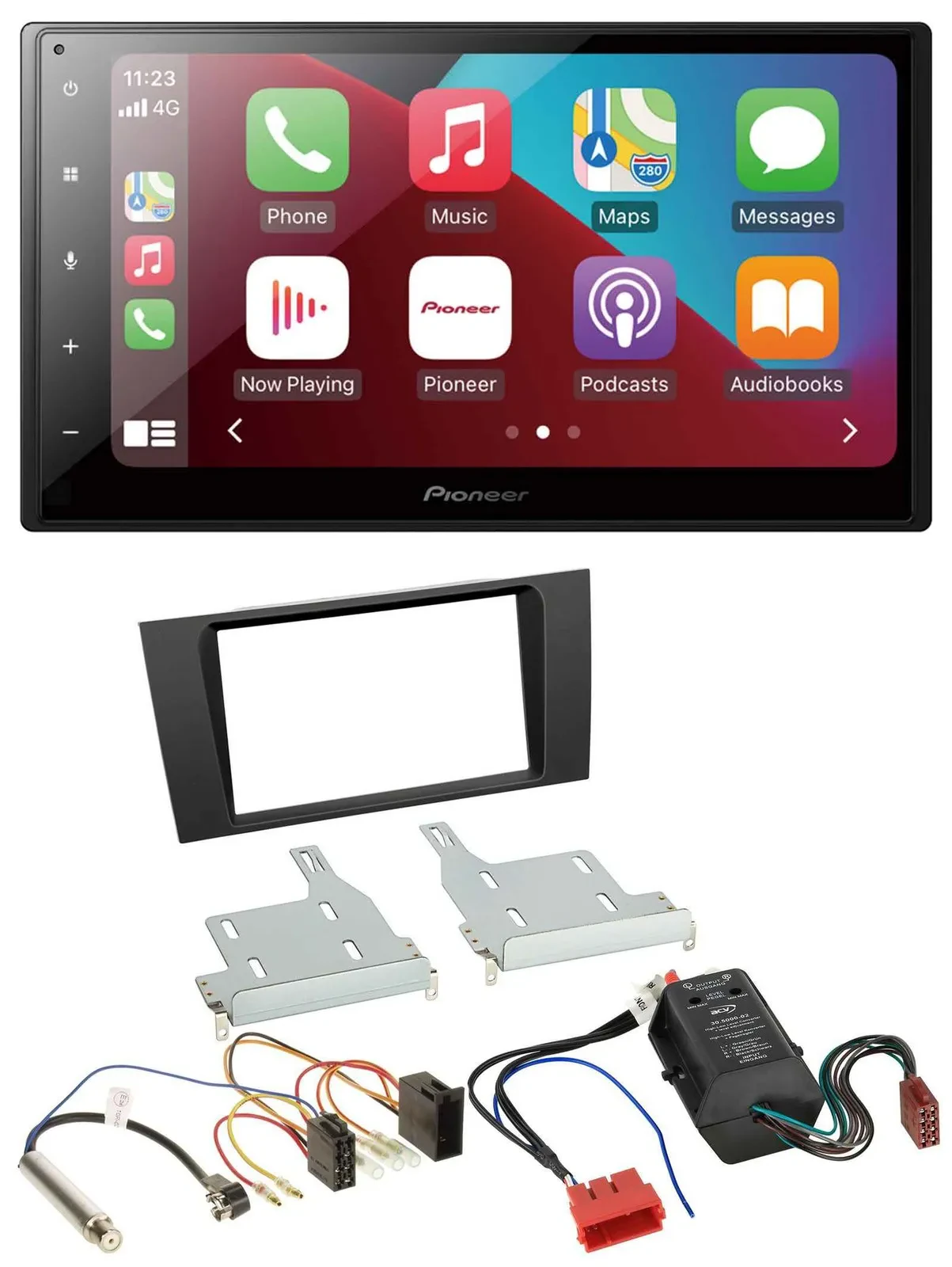 Pioneer USB MP3 DAB 2DIN Bluetooth Autoradio für Audi A4 B5 99-01 Symphony Bose