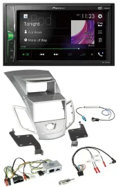 Pioneer 2DIN Lenkrad DAB USB Bluetooth Autoradio für Ford Fiesta 2010-17 Display