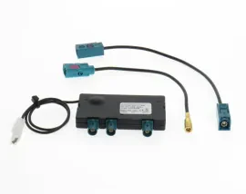 Dietz 41124 Aktiver DAB FM Antennensplitter SMB Buchse Fakra Stecker Buchse
