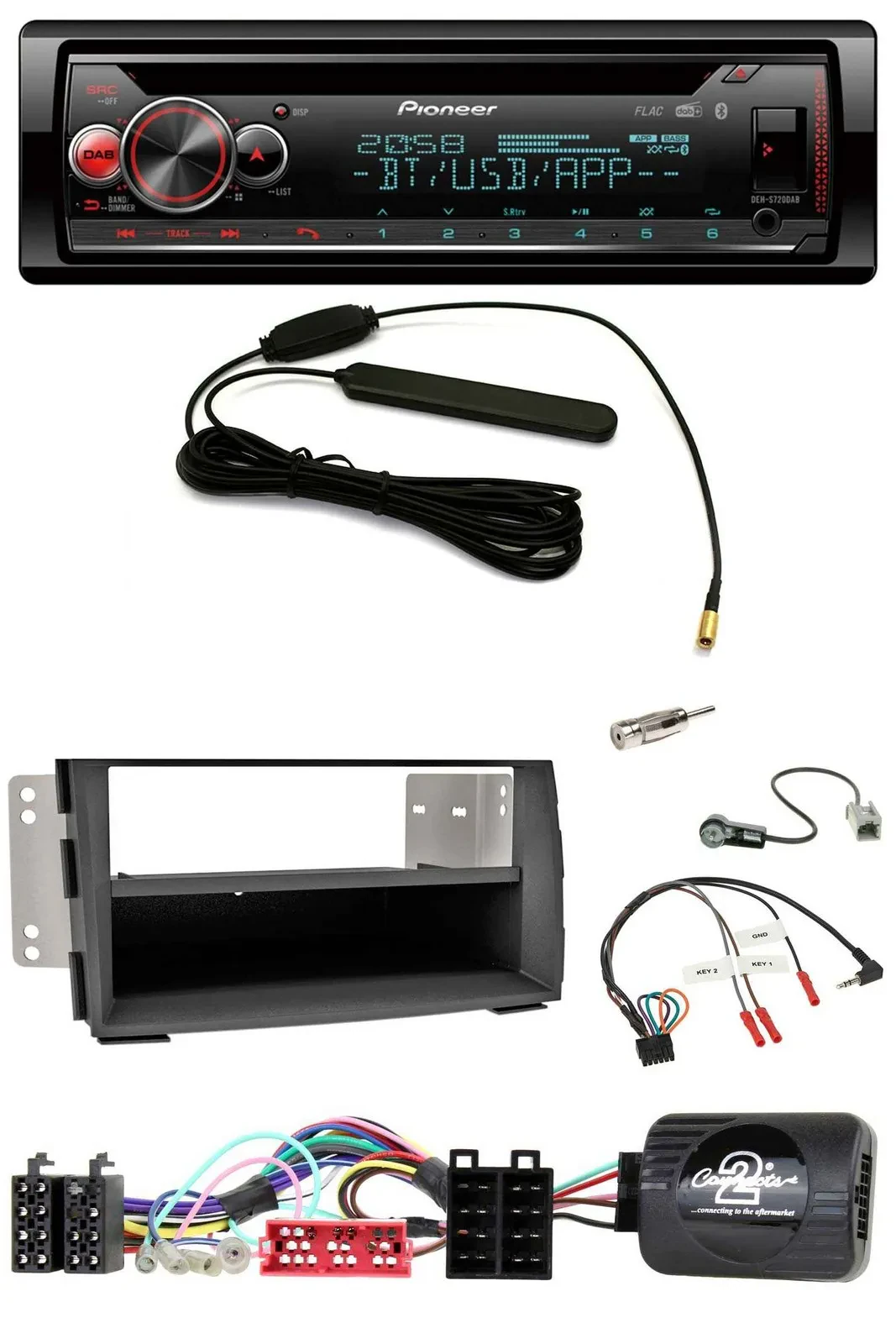 Автомагнитола для Kia Venga (2010–2019) Pioneer USB DAB Bluetooth CD