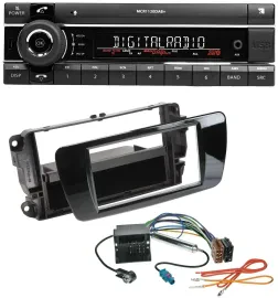 Kienzle Bluetooth MP3 USB DAB Autoradio für Seat Ibiza ab 08 Klavierlack schwarz