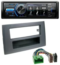 Автомагнитола для Volvo XC90 JVC Bluetooth MP3 USB DAB (16-pin, 2002–2014)