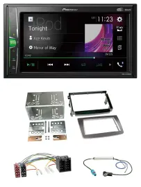 Автомагнитола Pioneer 2 DIN MP3 DAB USB Bluetooth для Alfa Romeo Mito 2008–2014