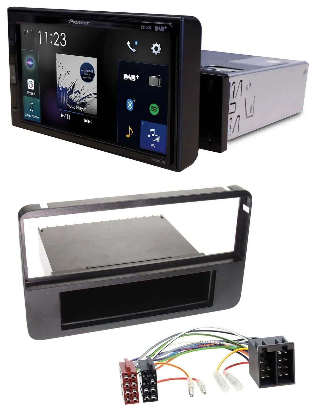 Pioneer DAB MP3 Bluetooth USB Autoradio für Alfa Romeo 159 Brera Spider 06-10