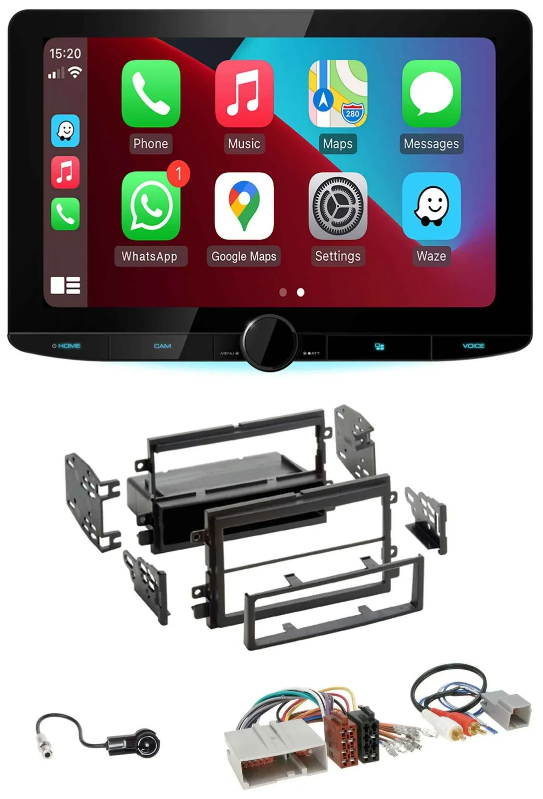 Kenwood MP3 USB DAB Bluetooth Autoradio für Ford Mustang, F150 (2004-2009)