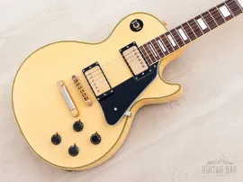 1983 Burny RLC-60 Custom Vintage Guitar Cream White w/ Case, Japan Fernandes