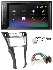 Pioneer DAB MP3 2DIN Bluetooth USB Autoradio für Toyota Yaris (2007-2011)