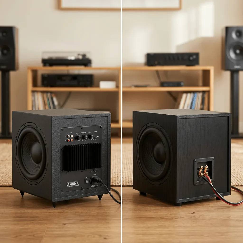 Активный и пассивный сабвуфер: в чём разница