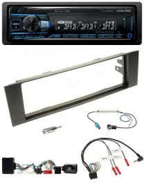 Alpine USB Bluetooth DAB Lenkrad Autoradio für Audi A3 03-06 vollaktiv