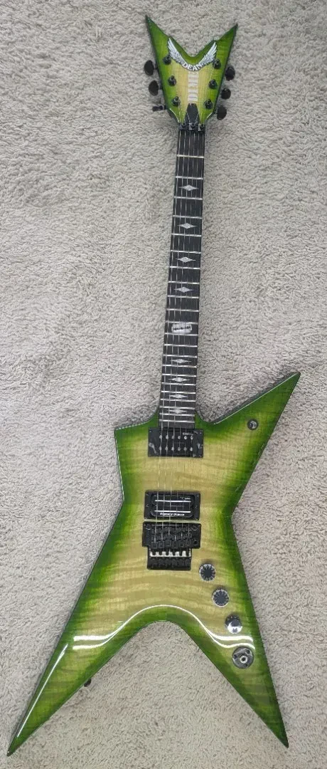 Электрогитара Dean Guitars STHFDS Stealth Floyd FM Dime Slime w/case Korea 2014