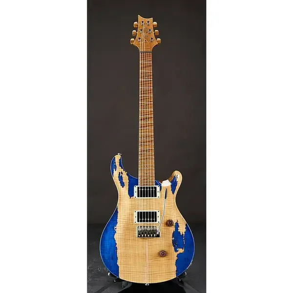 Электрогитара PRS Private Stock Custom 24 Natural Maple with Blue on Spalt