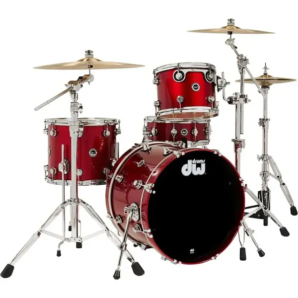 Ударная установка акустическая DW DEKTLC04TABCMCP DWe Wireless A/E Convertible Lacquer Custom Specialty Black Cherry Metallic