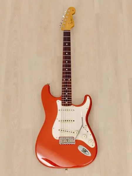Электрогитара Fender Stratocaster '62 Vintage Reissue ST62-US SSS Fiesta Red w/gigbag Japan 2010
