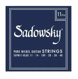 Струны для электрогитары Sadowsky Blue Label Pure Nickel 11-48