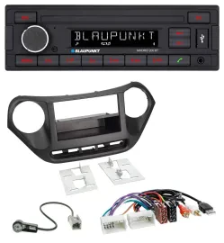 Blaupunkt USB AUX Bluetooth MP3 Autoradio für Hyundai i10 (ab 2013) AUX USB