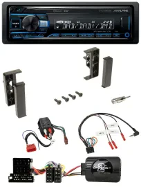 Alpine USB Bluetooth DAB Lenkrad Autoradio für Audi A3 A4 A6 99-00 BOSE-Vollakti