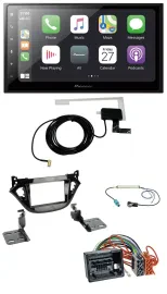 Pioneer USB MP3 2DIN Bluetooth DAB Autoradio für Opel Adam Corsa E 2017-2019