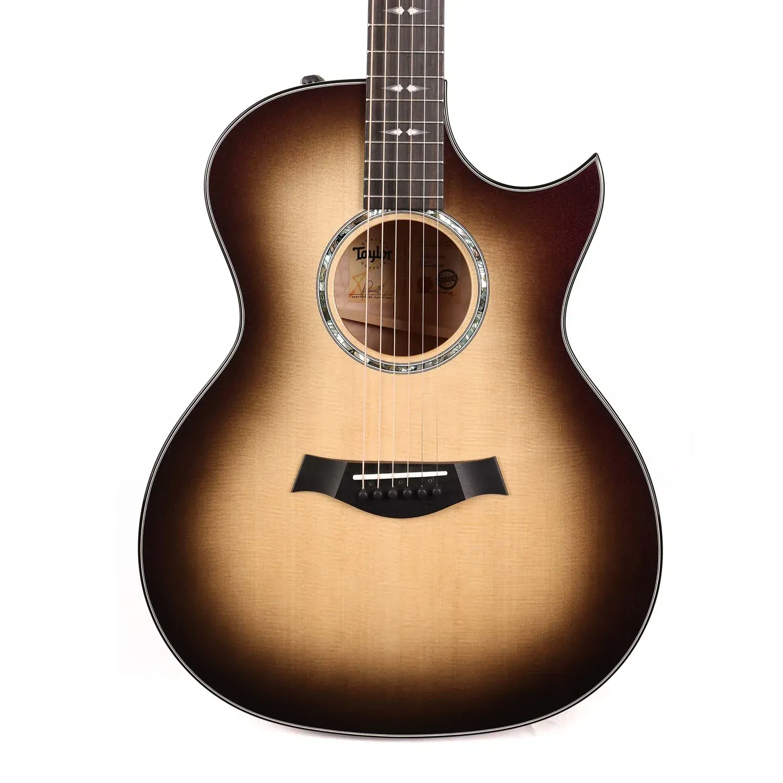 Электроакустическая гитара Taylor Custom Shop 2025 Catch Event Grand Auditorium, Florentine Cutaway, Silver Cranberry Supernova