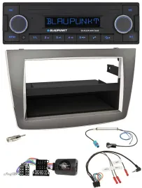 Blaupunkt DAB USB Bluetooth Lenkrad Autoradio für Alfa Mito 955 2008-2014 silber