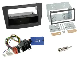 Einbauset CAN-Bus DIN Autoradio für Alfa Romeo Mito 2008-2018 schwarz