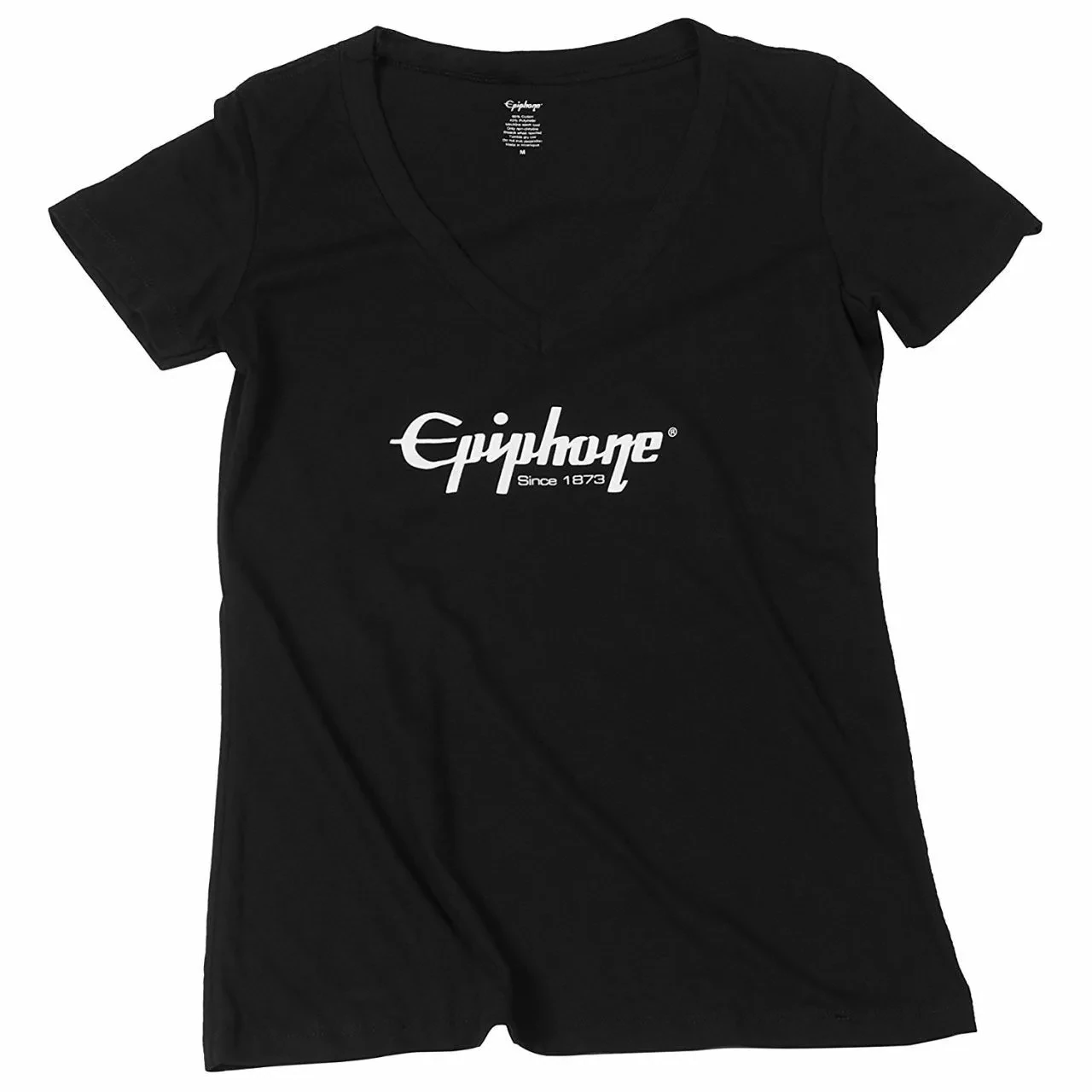 Футболка женская EPIPHONE Logo Women's V-Neck T, черная, размер XL