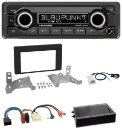 Blaupunkt Bluetooth DAB MP3 USB Autoradio für Toyota Aygo AB7 ab 2022 mattschwar
