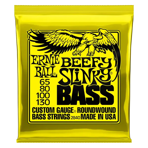 Струны для бас-гитары Ernie Ball Beefy Slinky 2840 65-130